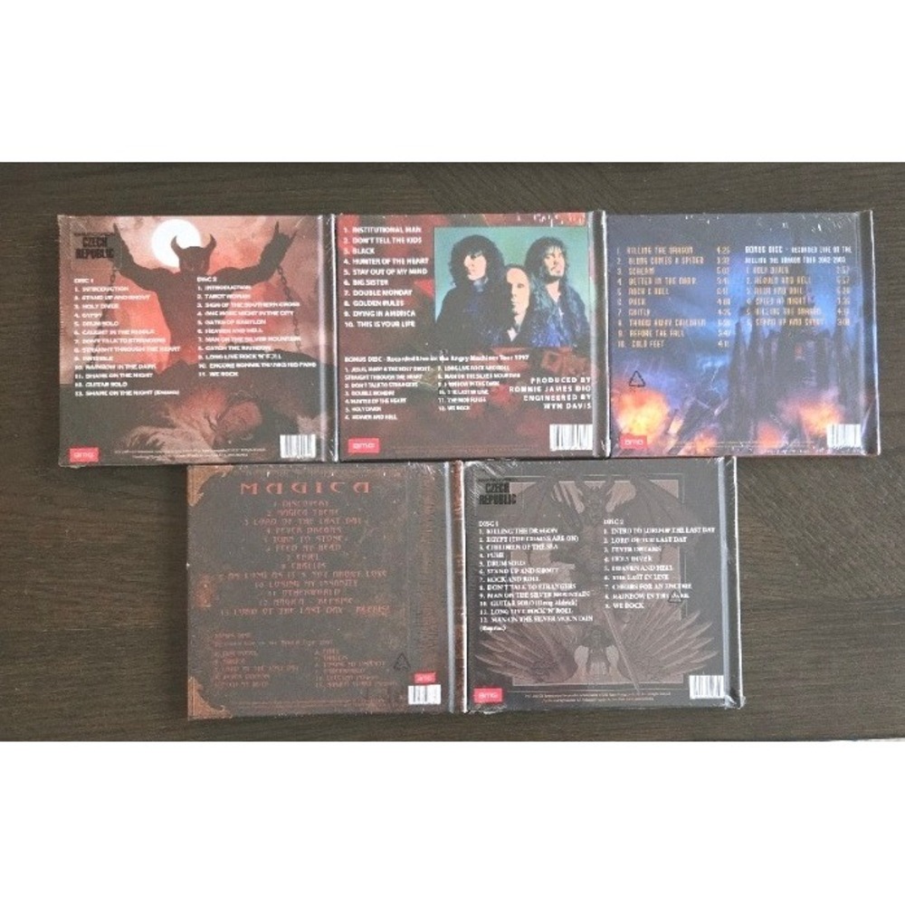 Dio 5 CD Remastered Mediabook Lot Angry Machines, Holy Diver Live, Magica & More - Picture 5 of 5